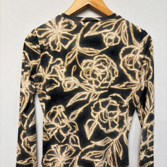Gary Graham 422 Women Long Sleeve Top Shirt T-Shirt Size Small Floral D034 -17 - Picture 13 of 16